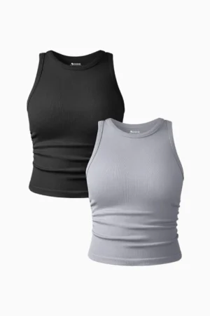 Crew neck tank top