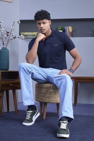 Navy Blue Polo T-Shirt