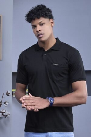 Black Polo T-Shirt